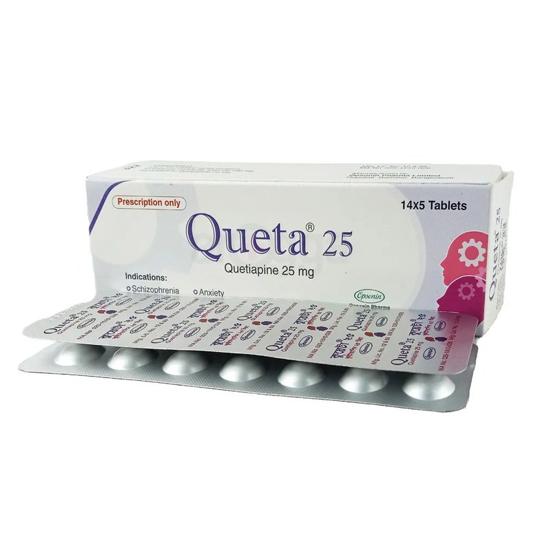 Queta Tablet 25 mg (Quetiapine Fumarate)