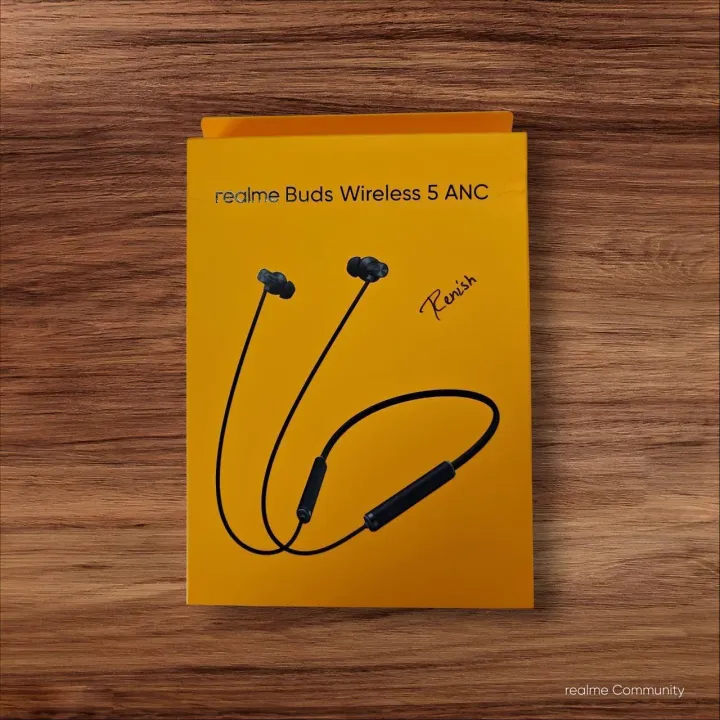 Realme Buds Wireless 5 ANC 50db ANC Neckband Earphone