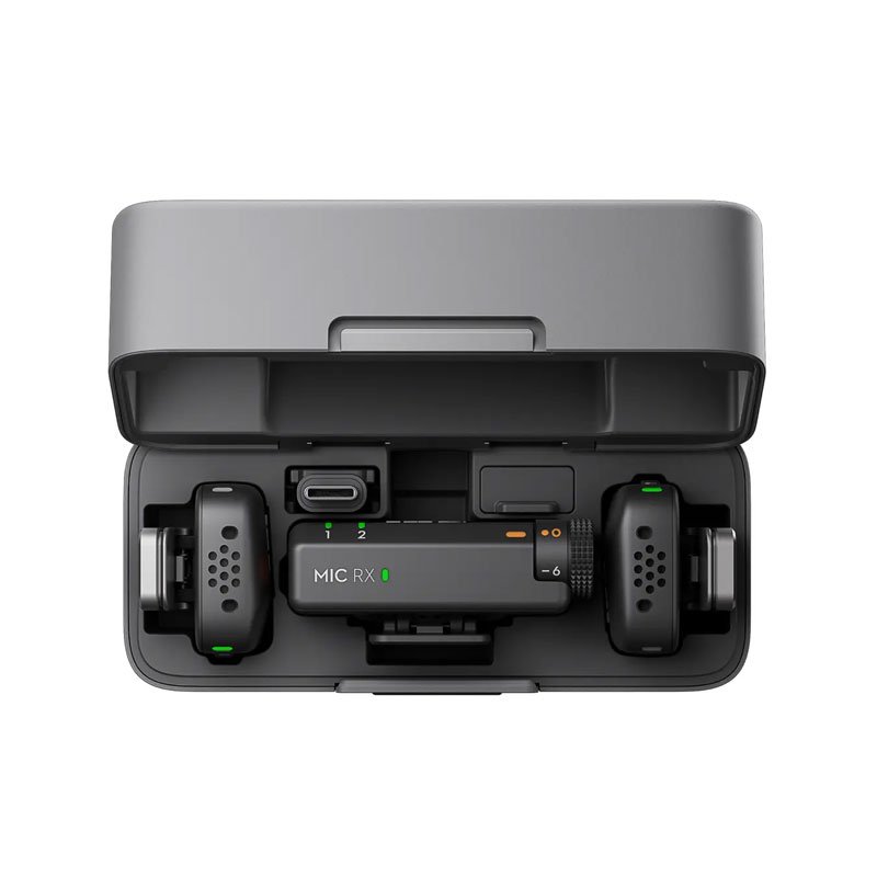DJI Mic Mini Wireless Microphone System (2 TX + 1 RX + Charging Case)