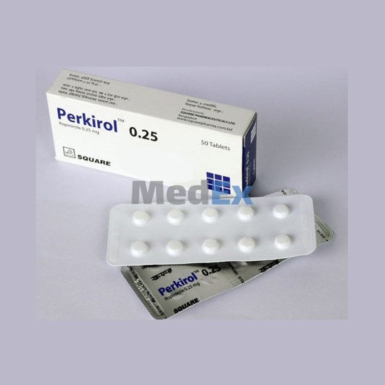 Perkirol Tablet 0.25 mg (Ropinirole)