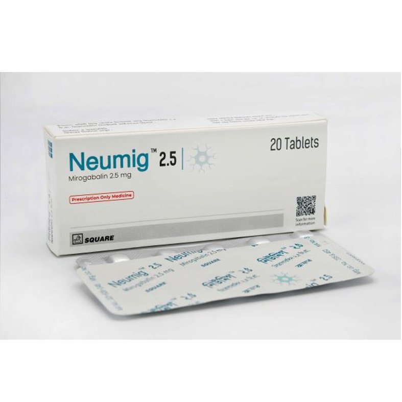 Neumig Tablet 2.5 mg (Mirogabalin)