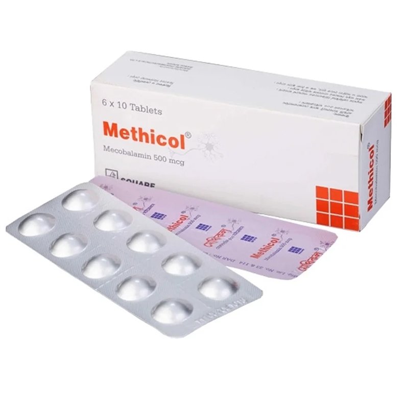 Methicol Tablet 500 mcg (Mecobalamin)
