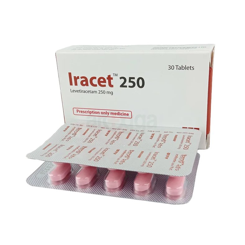 Iracet Tablet 250 mg (Levetiracetam)