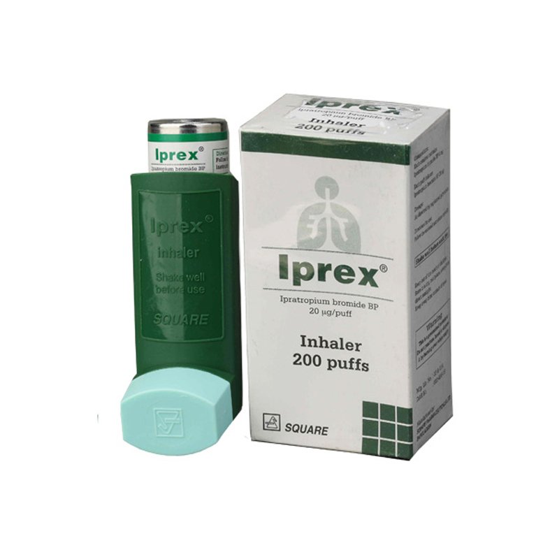 Iprex Inhaler 20 mcg/puff (Ipratropium)