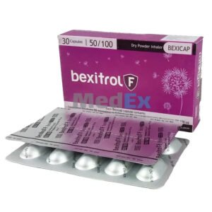 Bexitrol F Inhalation Capsule 50+100 mcg