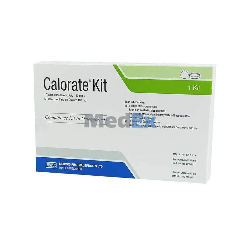 Calorate Kit (Ibandronic Acid + Calcium Orotate)
