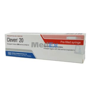 Cleven Injection 2000 Anti-Xa IU/0.2 ml (Enoxaparin Sodium)
