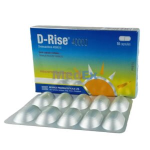 D-Rise Capsule 40,000 IU (Cholecalciferol – Vitamin D3)