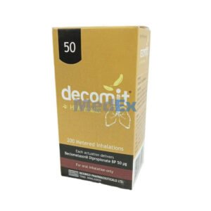Decomit Inhaler 50 mcg/puff (Beclomethasone)