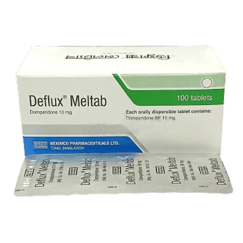 Deflux Meltab Tablet 10 mg (Domperidone)