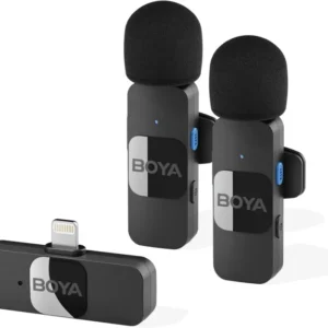 BOYA BY-V2 2.4GHz Wireless Microphone System for iPhone (1:2)