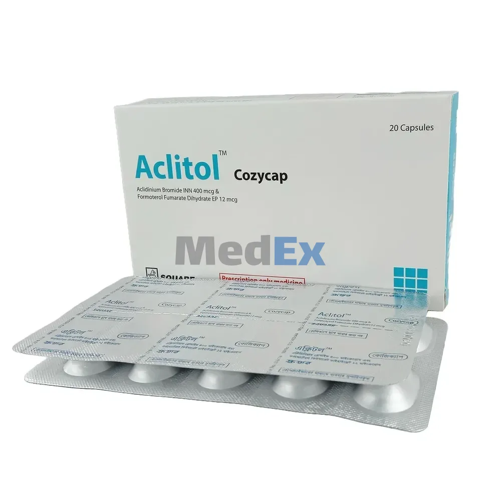 Aclitol Inhalation Capsule 400 mcg + 12 mcg