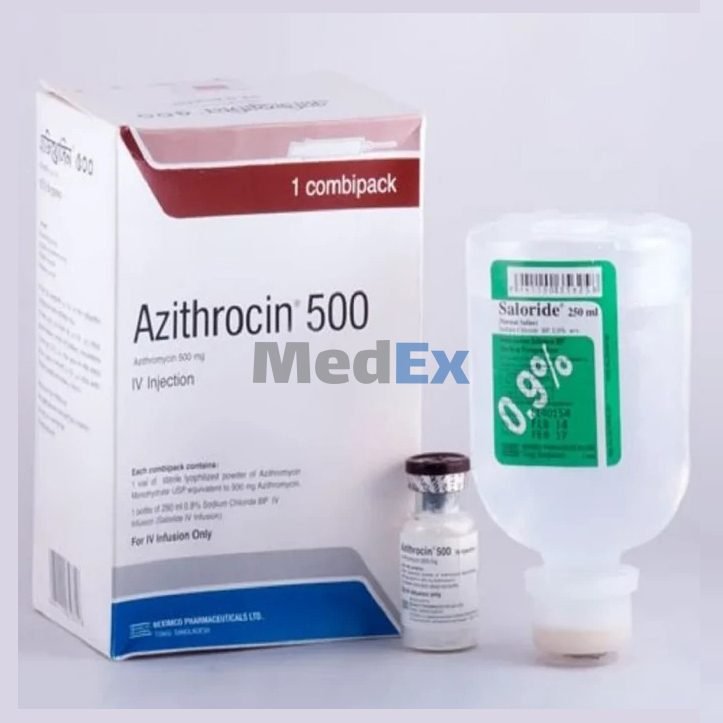 Azithrocin Injection 500 mg/vial (Azithromycin)