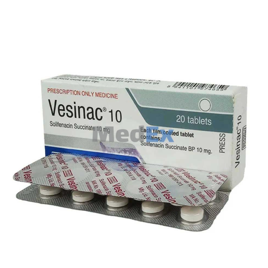Vesinac Tablet 10 mg (Solifenacin Succinate)