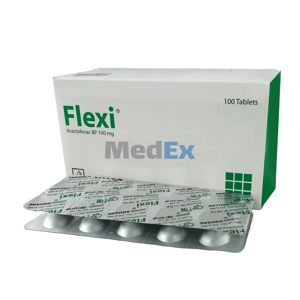 Flexi Tablet 100 mg (Aceclofenac)
