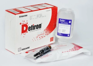 Defiron Injection 100 mg/5 ml (Iron Sucrose)