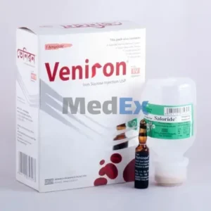 Veniron Injection 100 mg/5 ml (Iron Sucrose)