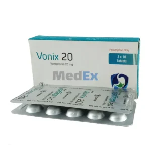 Vonocab Trio Tablet 20 mg + 1000 mg + 500 mg (Vonoprazan + Amoxicillin + Clarithromycin)