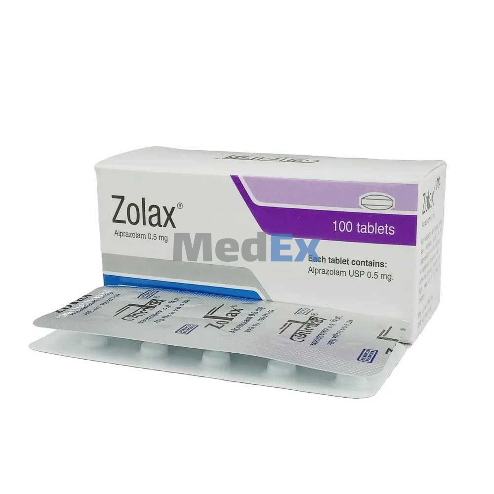 Zolax Tablet 0.5 mg (Alprazolam)